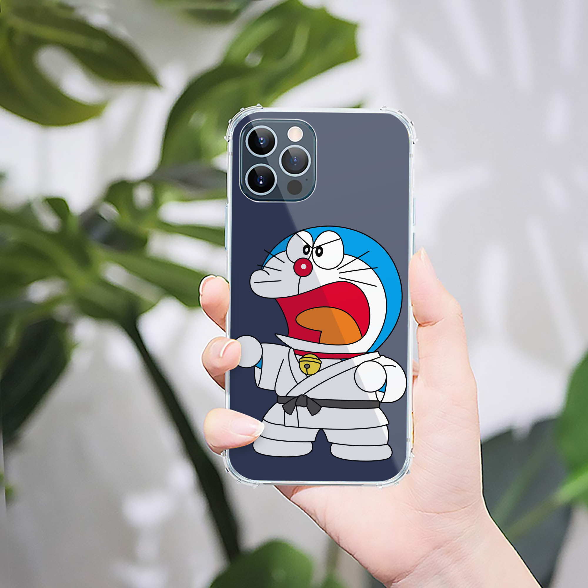 （画像用） ドラえもん Doraemon 【iPhone 12シリーズ対応】透明スマホケース（クリアソフトケース）